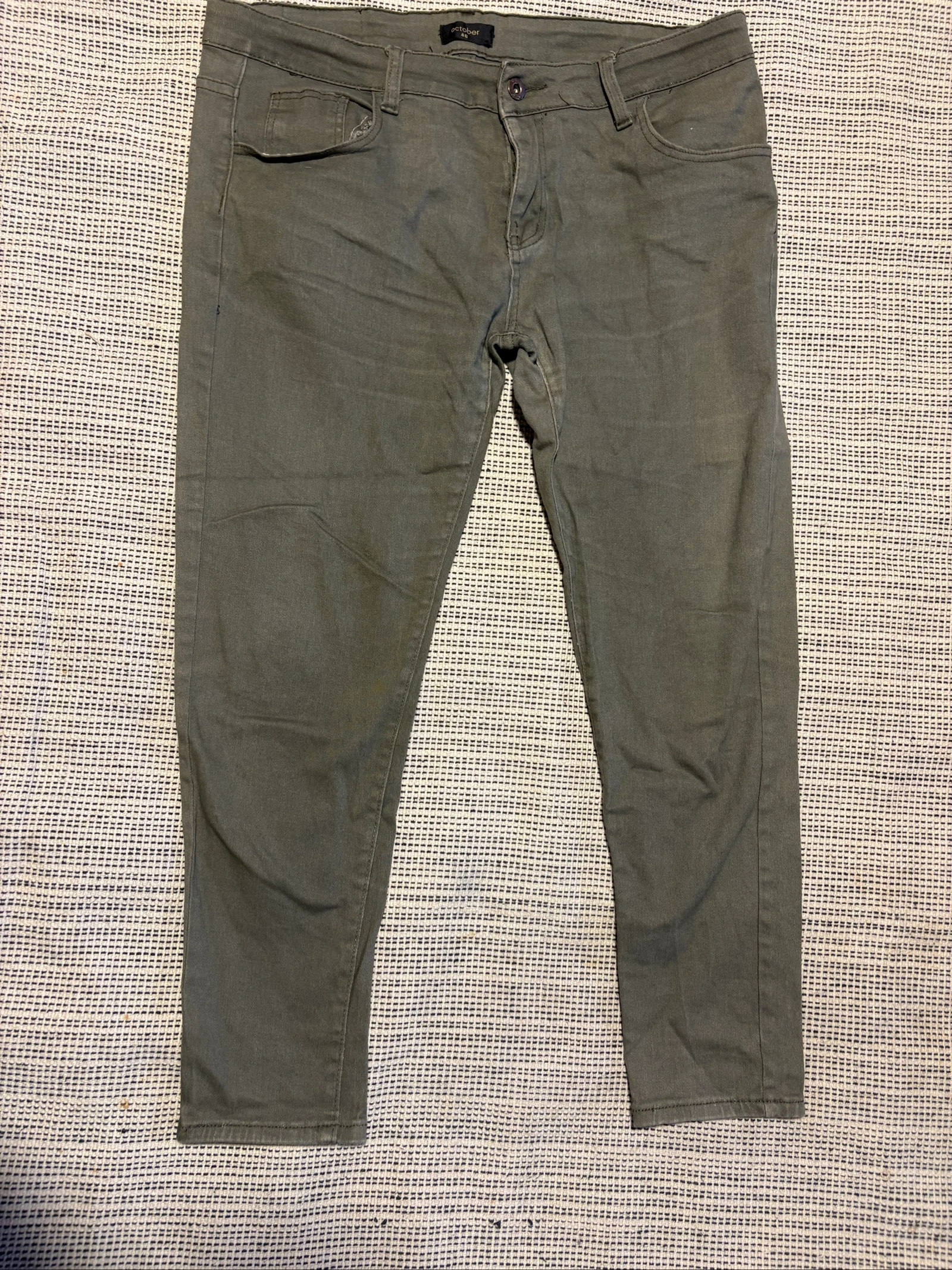 Pantalon vert kaki October taille 46 / Pantalon khaki taille XXL – photo 2